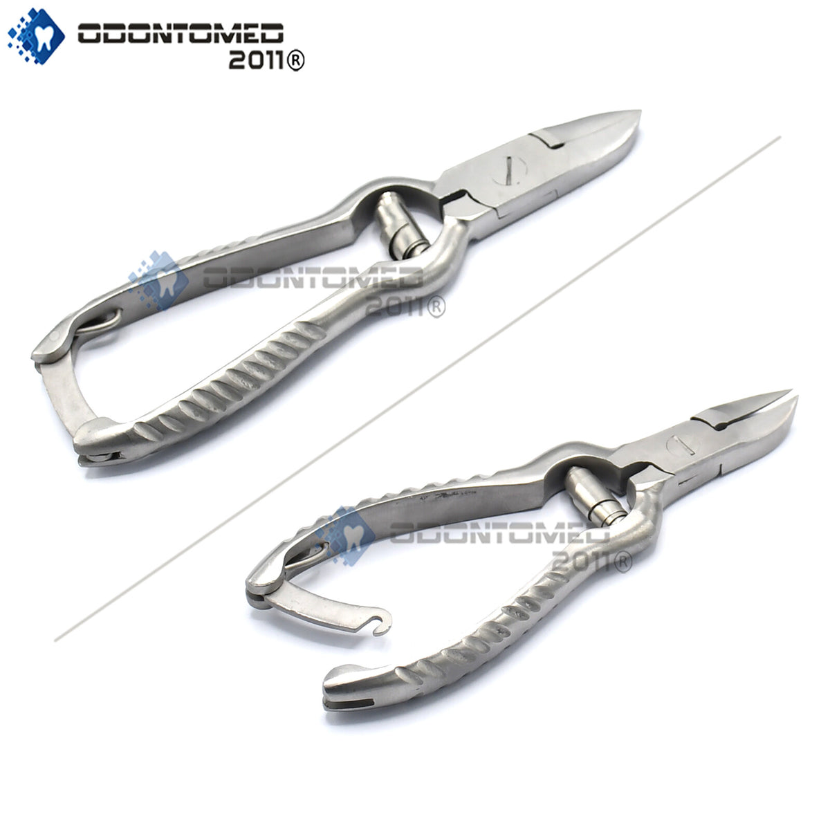 Heavy Duty Toe Nail Clippers Cutter Nippers for Fungus Ingrown Nails - 2 Pieces