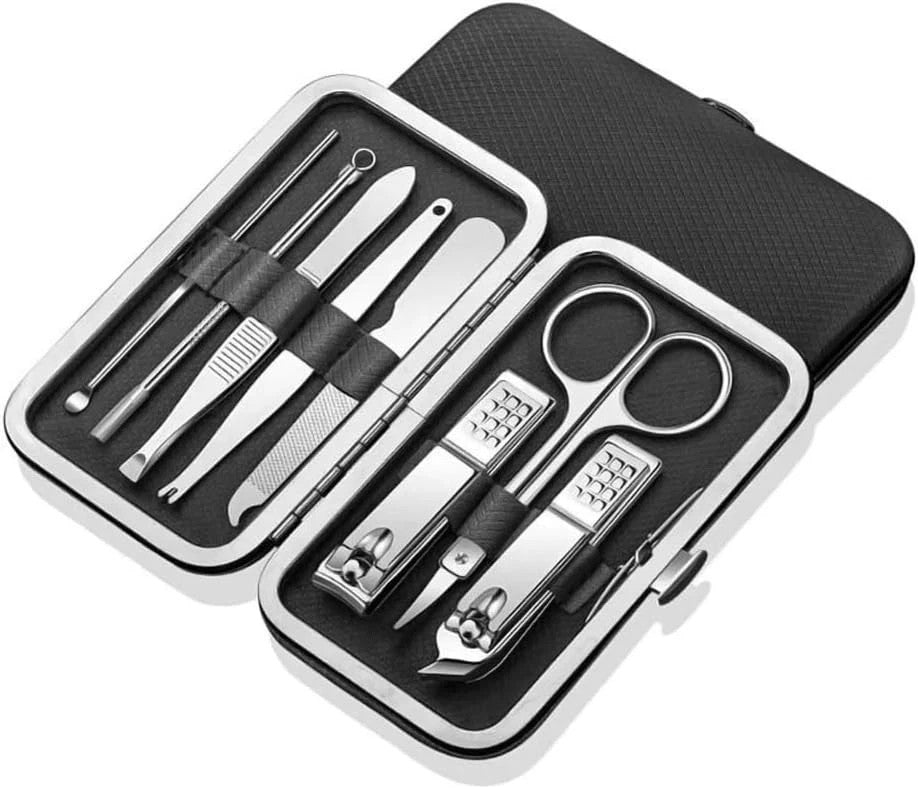 8-Piece Nail Clipper Set Manicure Pedicure Kit for Women & Men - Stainless Steel