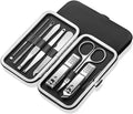 8-Piece Nail Clipper Set Manicure Pedicure Kit for Women & Men - Stainless Steel