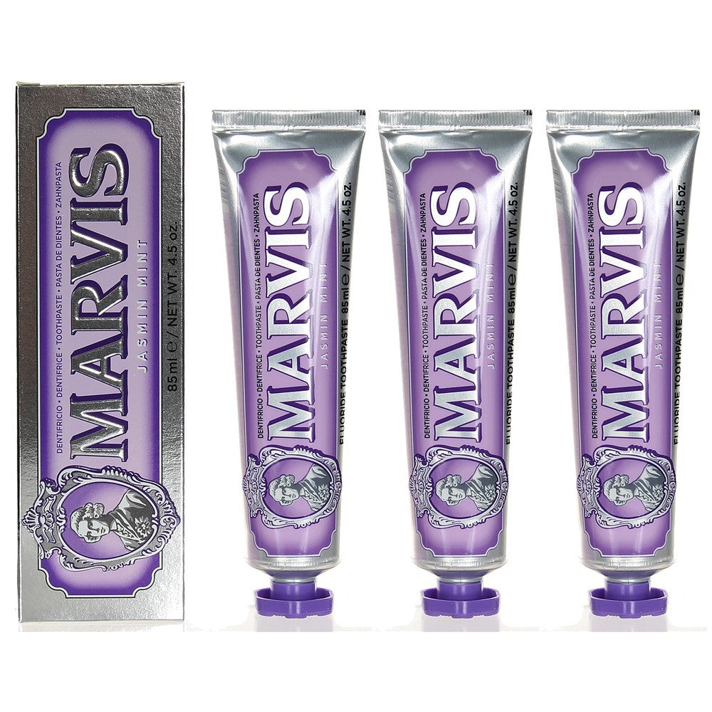 Marvis Jasmin Mint Toothpaste Set - 4.5oz / 85ml, Pack of 3