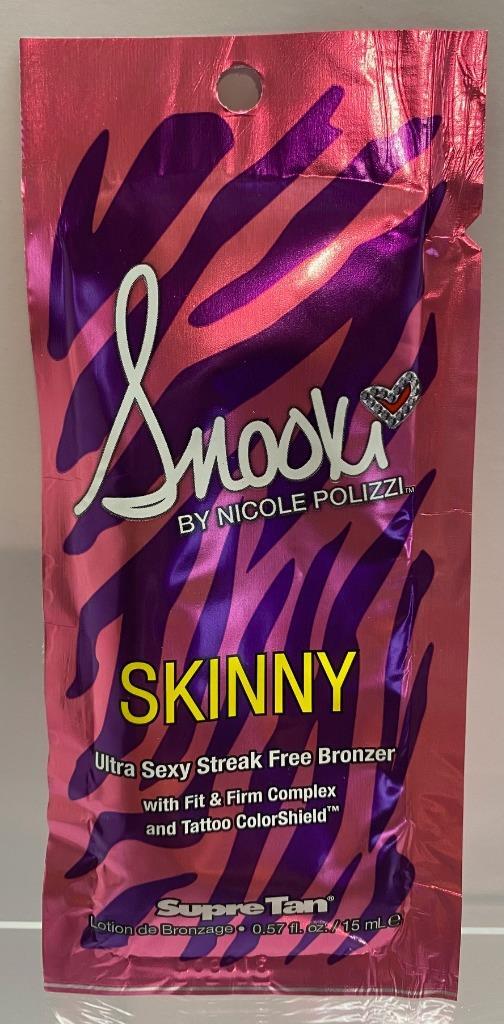 Skinny Streak-Free Tanning Lotion Packets for Dark Bronzing & Tattoos