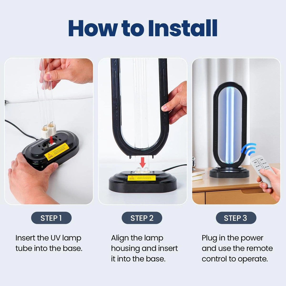 38W Ultraviolet Germicidal Disinfection Lamp for Household Sterilization