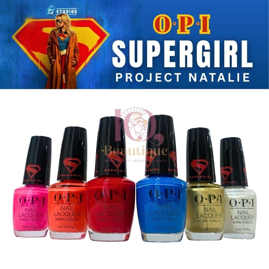 OPI Supergirl Nail Lacquer Set 6 Bright Shades 2026 Collection