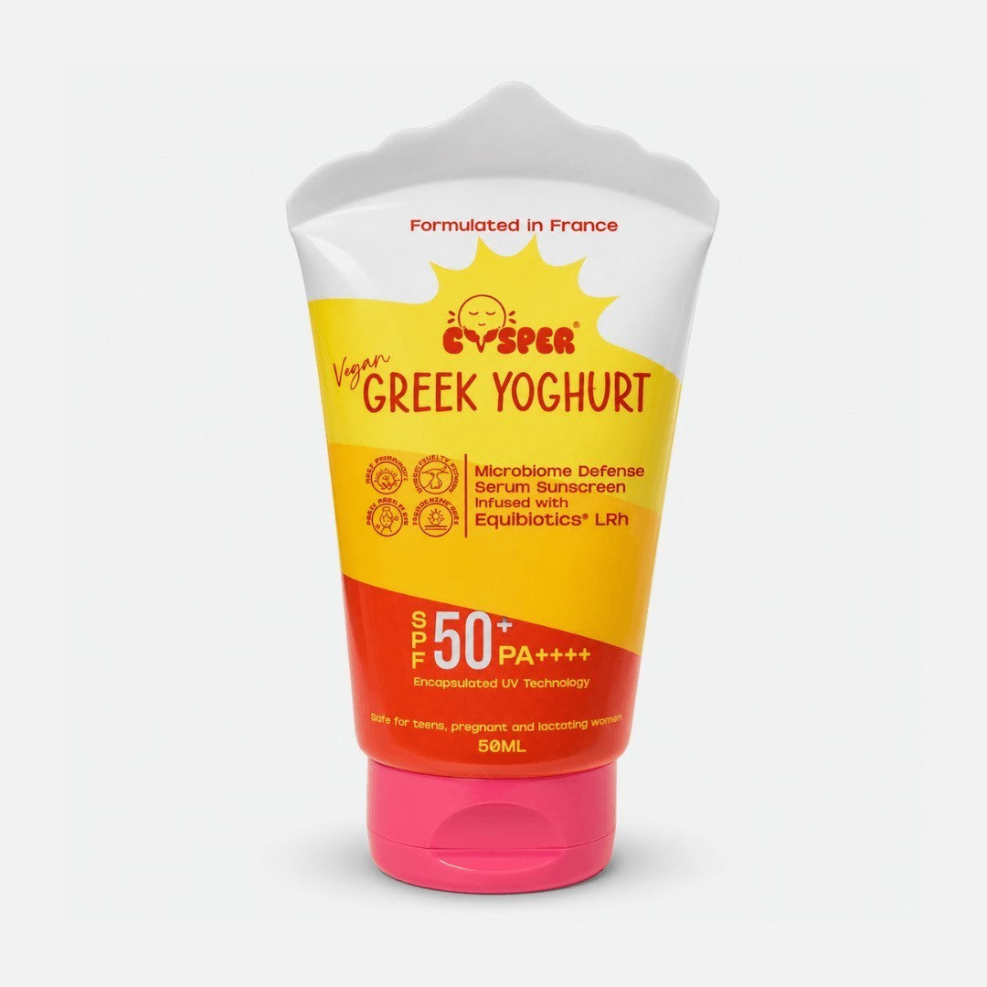 Vegan Greek Yoghurt SPF 50+ PA++++ Broad Spectrum Sunscreen 50mL