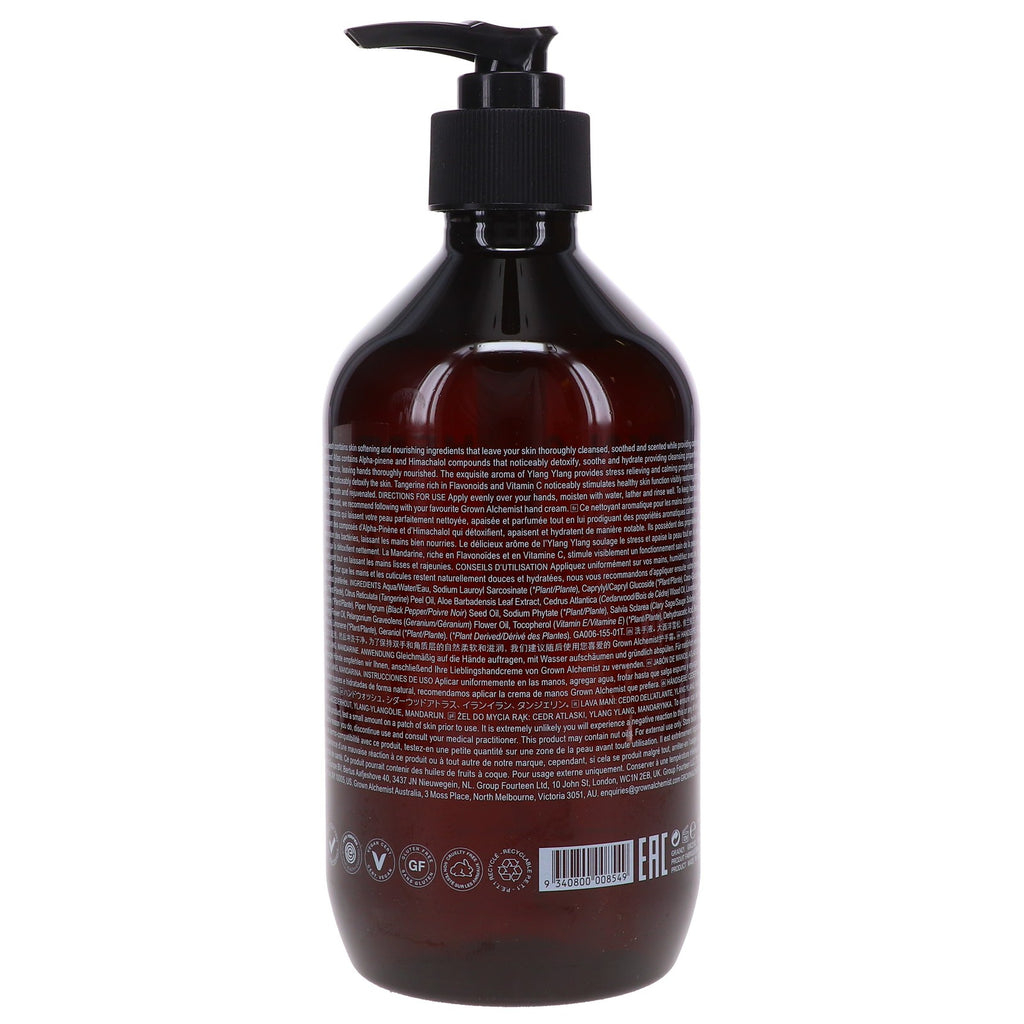 Luxury Botanical Hand Wash with Cedarwood, Ylang Ylang & Tangerine - 16.9 oz