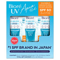 3 Pack SPF 50 Hydrating Facial Moisturizer with Hyaluronic Acid, Broad Spectrum Sun Protection - Weightless, Oil-Free, Suitable for Sensitive Skin