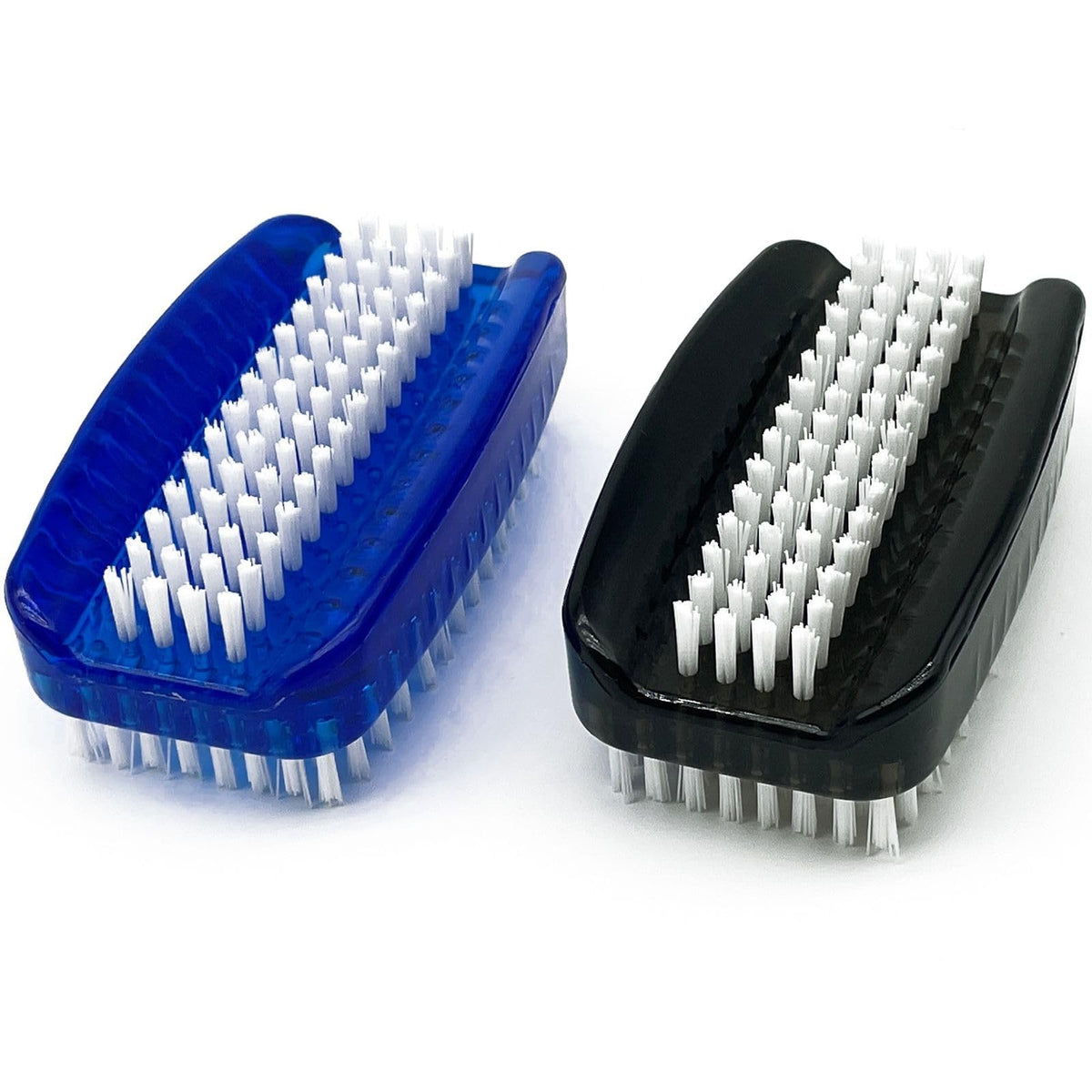Dual-Sided Nail Brush Set - Soft and Stiff Bristle Cleaning Tools for Hands and Nails
