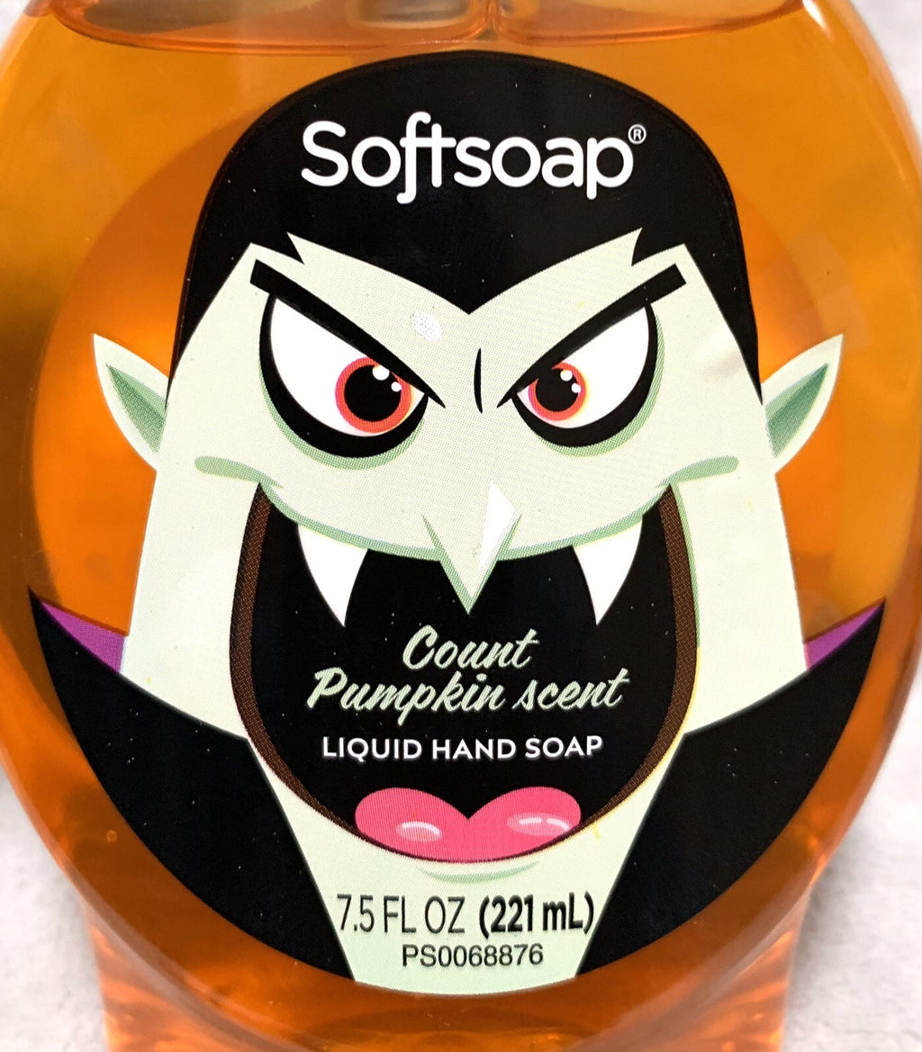 Lot of 4 Halloween Themed Liquid Hand Soap Pump Bottles - Pumpkin Scent
