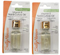 Vitamin E Nail & Cuticle Oil Set - Nourishes & Moisturizes, 2 Pack