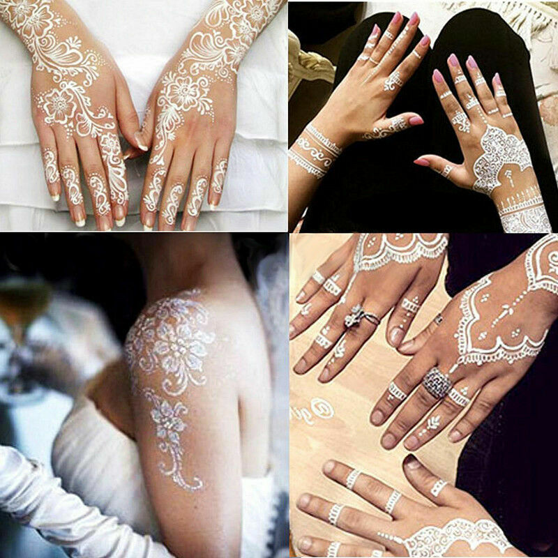 Temporary Henna Cones - Non-Toxic Mehandi, 2 Cones