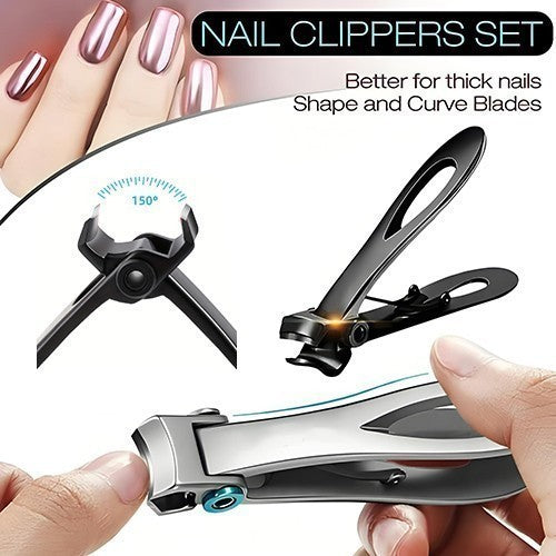 Extra Large Heavy Duty Nail Clippers for Thick Hard Nails - Stainless Steel