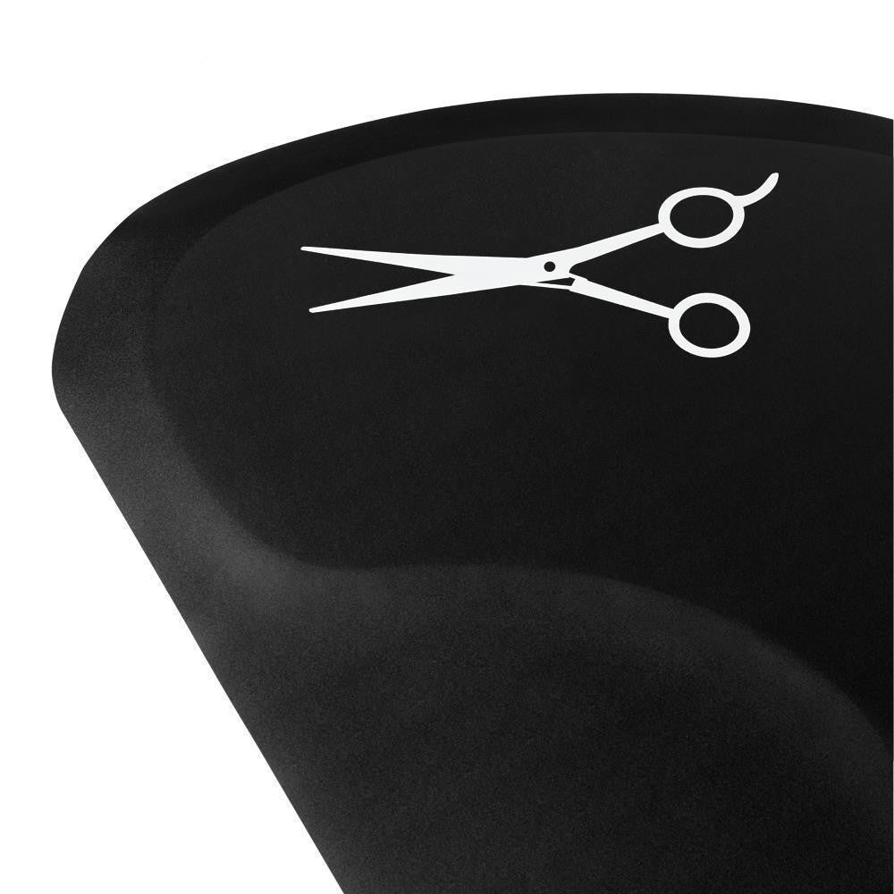 3' x 5' Anti-Fatigue Salon & Barber Chair Floor Mat 1/2 Inch Thick Black