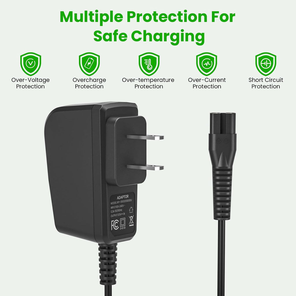3.5V Hair Clipper Charger Compatible with Wahl 9649 Color Pro Cordless
