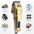 Professional Hair Clippers & Trimmer Kit with Adjustable Blades and Rechargeable Battery