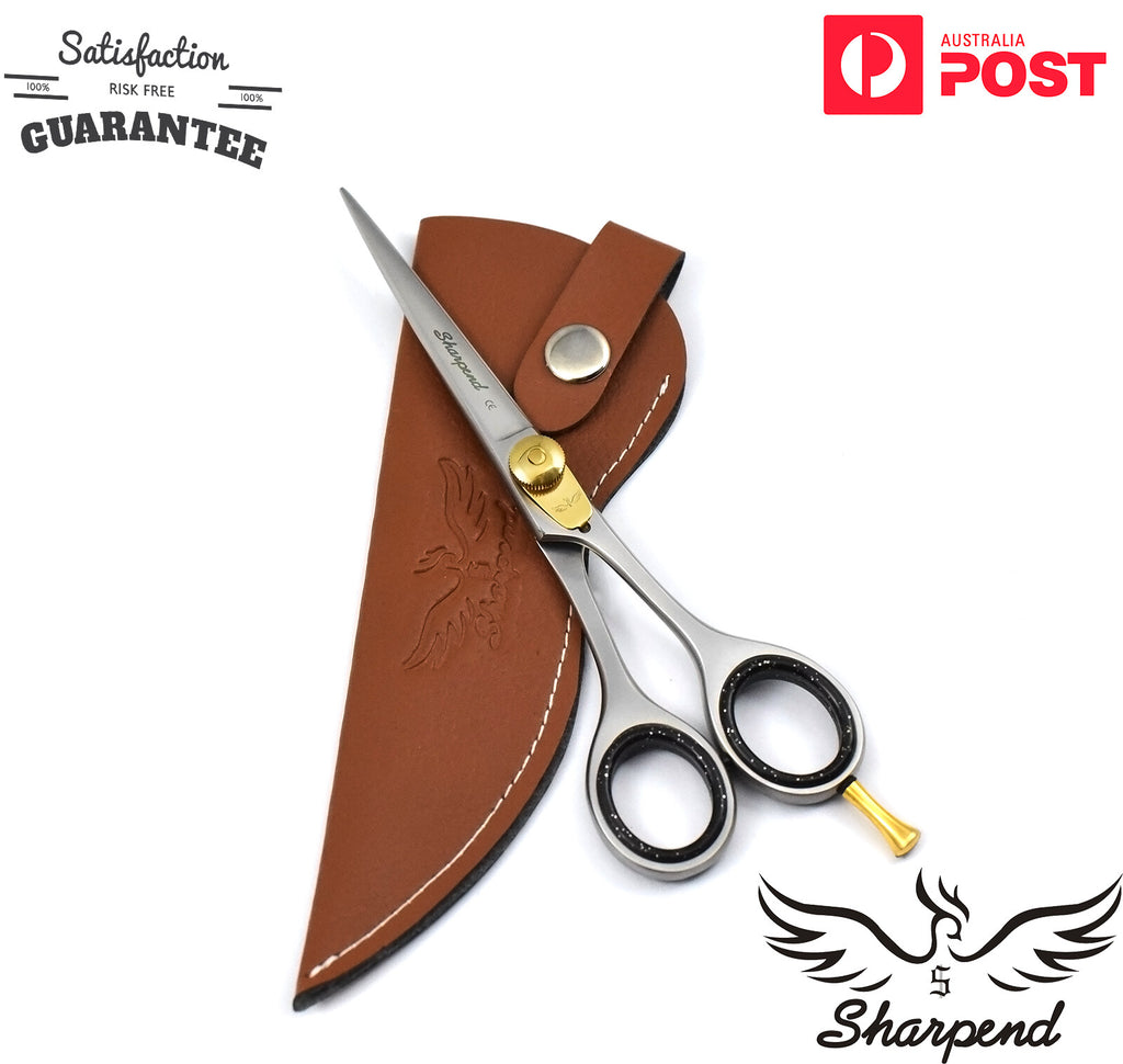 6.5 Inch Professional Barber Hairdressing Scissors Shears Japanese Steel Gold Edition