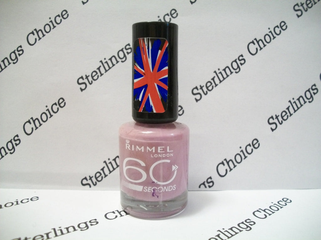 Rimmel 60 Seconds Nail Polish Sweet Lavender 420 Fast Drying Long-Lasting Color