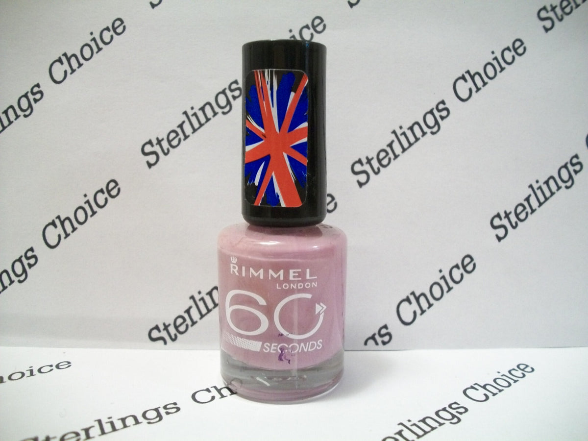 Rimmel 60 Seconds Nail Polish Sweet Lavender 420 Fast Drying Long-Lasting Color