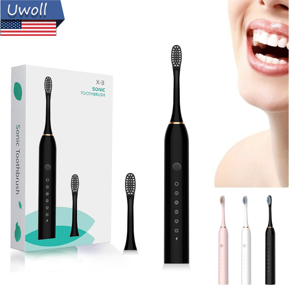Wireless Sonic Electric Toothbrush with 6 Modes and Waterproof Design