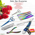 Professional Barber Hairdressing Shears Razor Grooming Kit with Manicure Tools