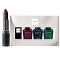 Lipstick & Nail Polish Gift Set - Midnight Dreams 4-Piece Lip & Nail Kit