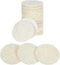 Natural Loofah Face & Body Scrub Pads - Exfoliating Facial & Body Sponges (20 Pack)