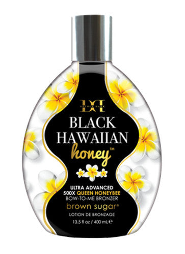 Double Dark Black Hawaiian Honey Tanning Lotion - 13.5oz, Ultra-Deep Bronze