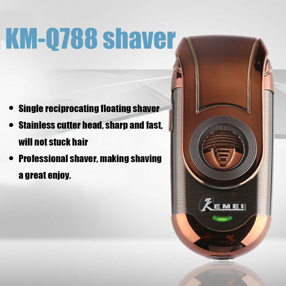 Men's Portable Electric Shaver & Beard Trimmer - USB Rechargeable