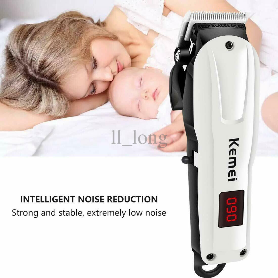 Wireless Hair Clippers with Trimmer Kit for Men & Barber Salon Use