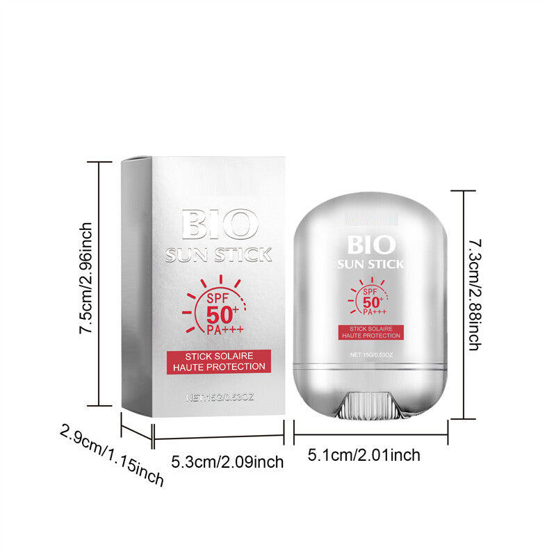 SPF50 Sunscreen Stick - Waterproof & Sweatproof Sunblock for Outdoor Activities - 1-5 Pack