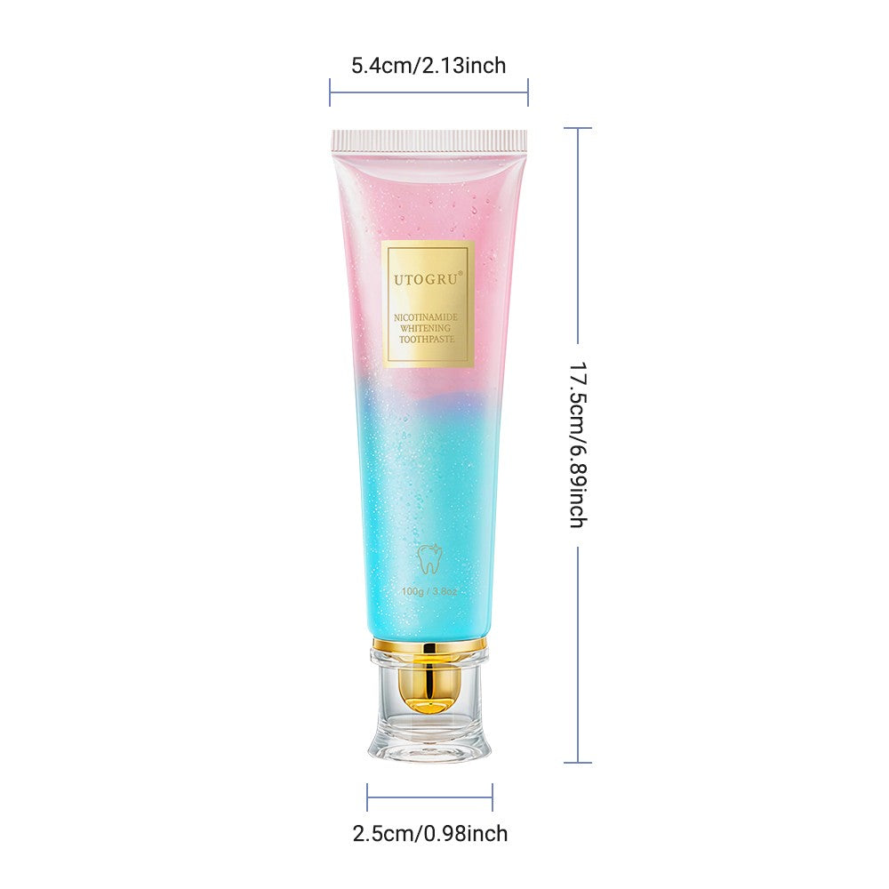 Niacinamide Whitening Toothpaste 100g - Gentle Remove Stains & Fresh Mint