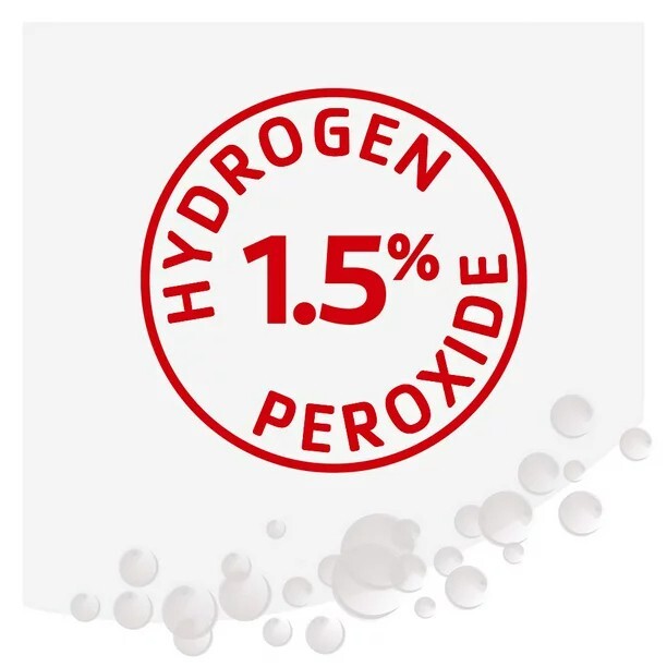 Colgate Peroxyl Mouth Sore Rinse - Alcohol-Free Hydrogen Peroxide, Mint, 16.9 oz Pack of 6