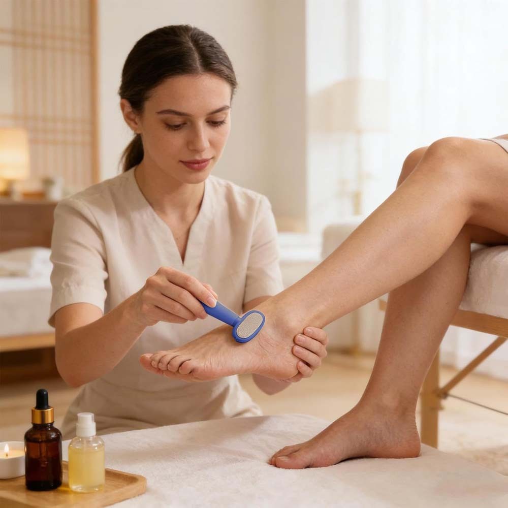 Double-Sided Foot Scraper Callus Remover for Dead Skin Removal - Spa & Home Use