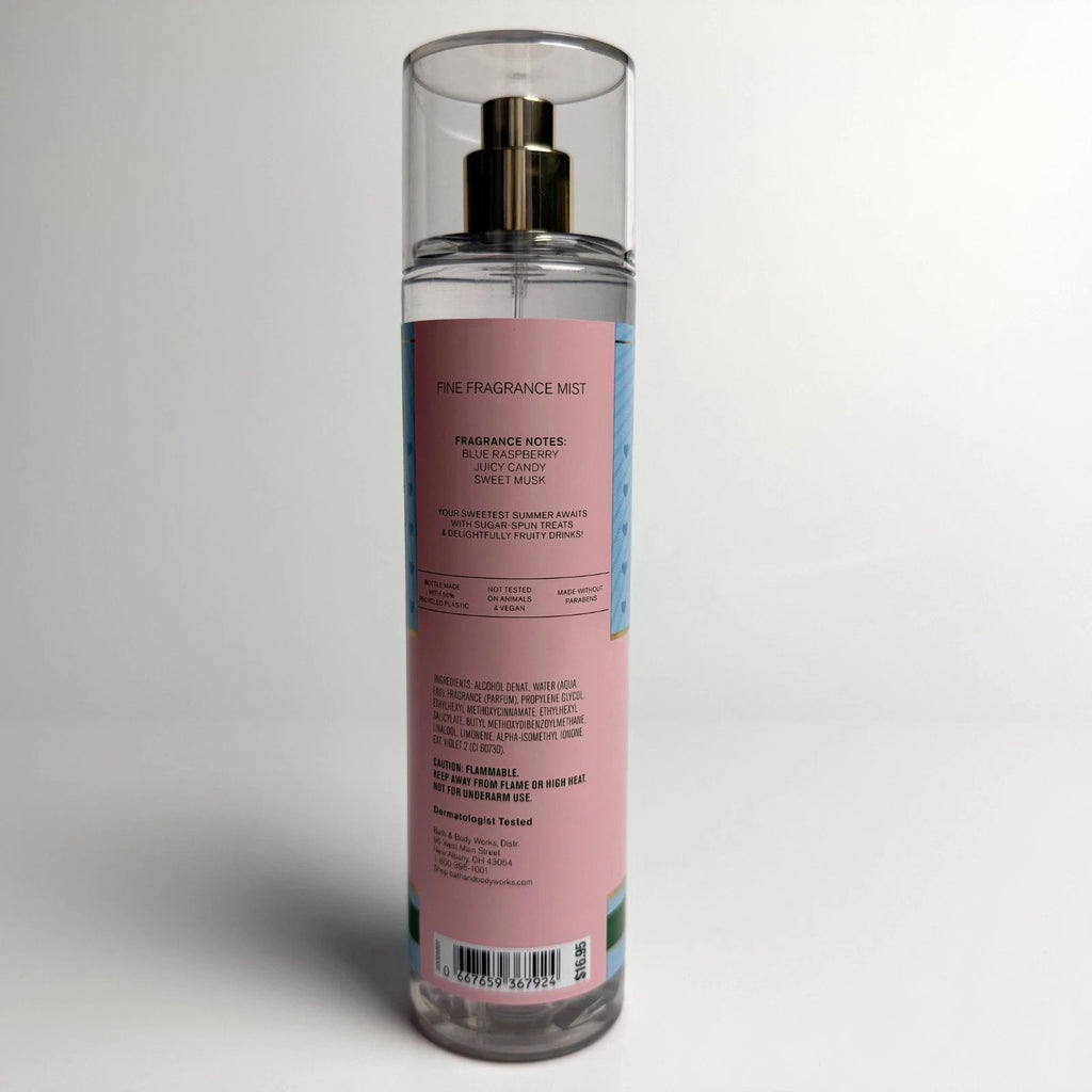 Bath & Body Works Blue Raspberry Burst Fine Fragrance - Brand New