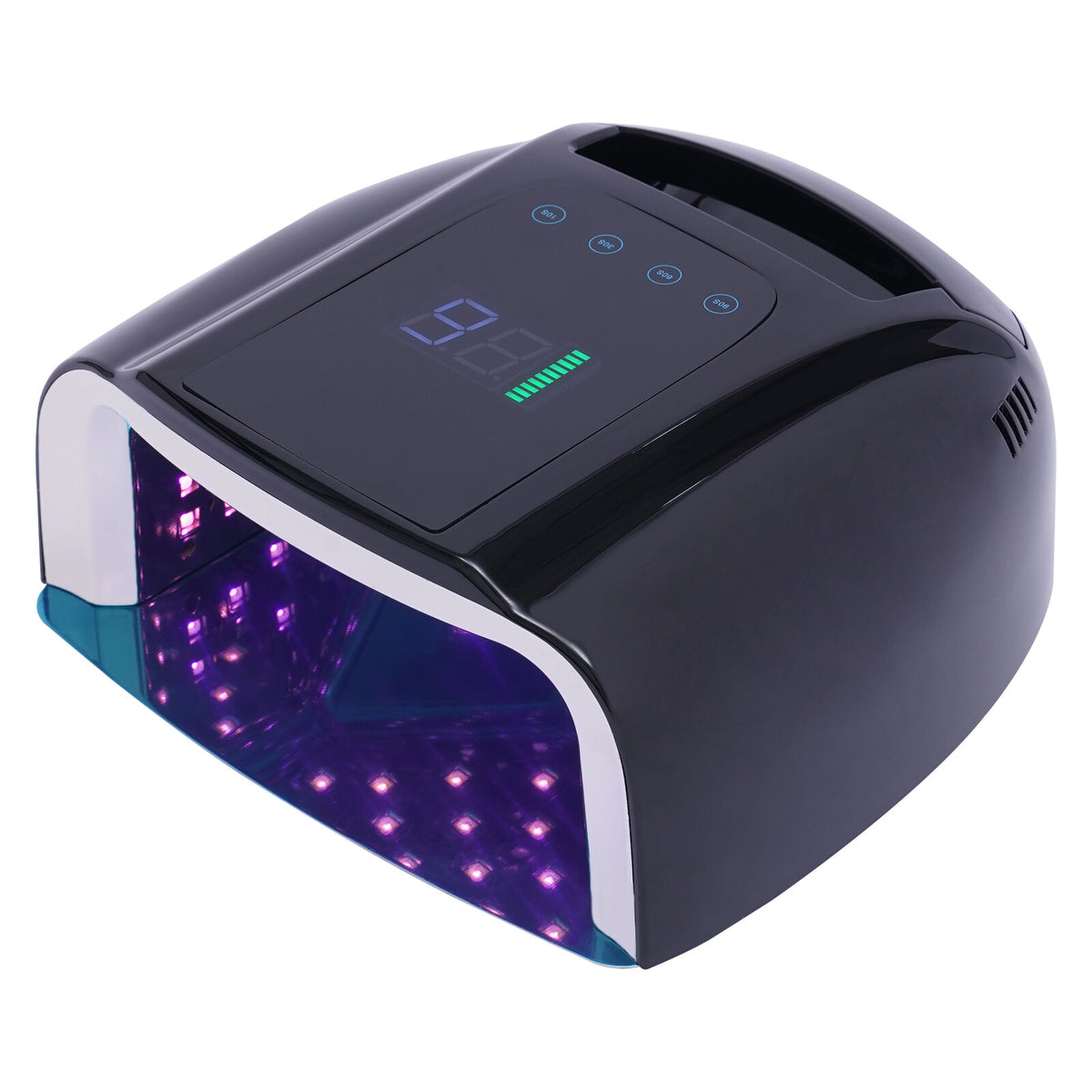 96W Cordless UV LED Nail Lamp - Rechargeable Professional Gel Curing Dryer