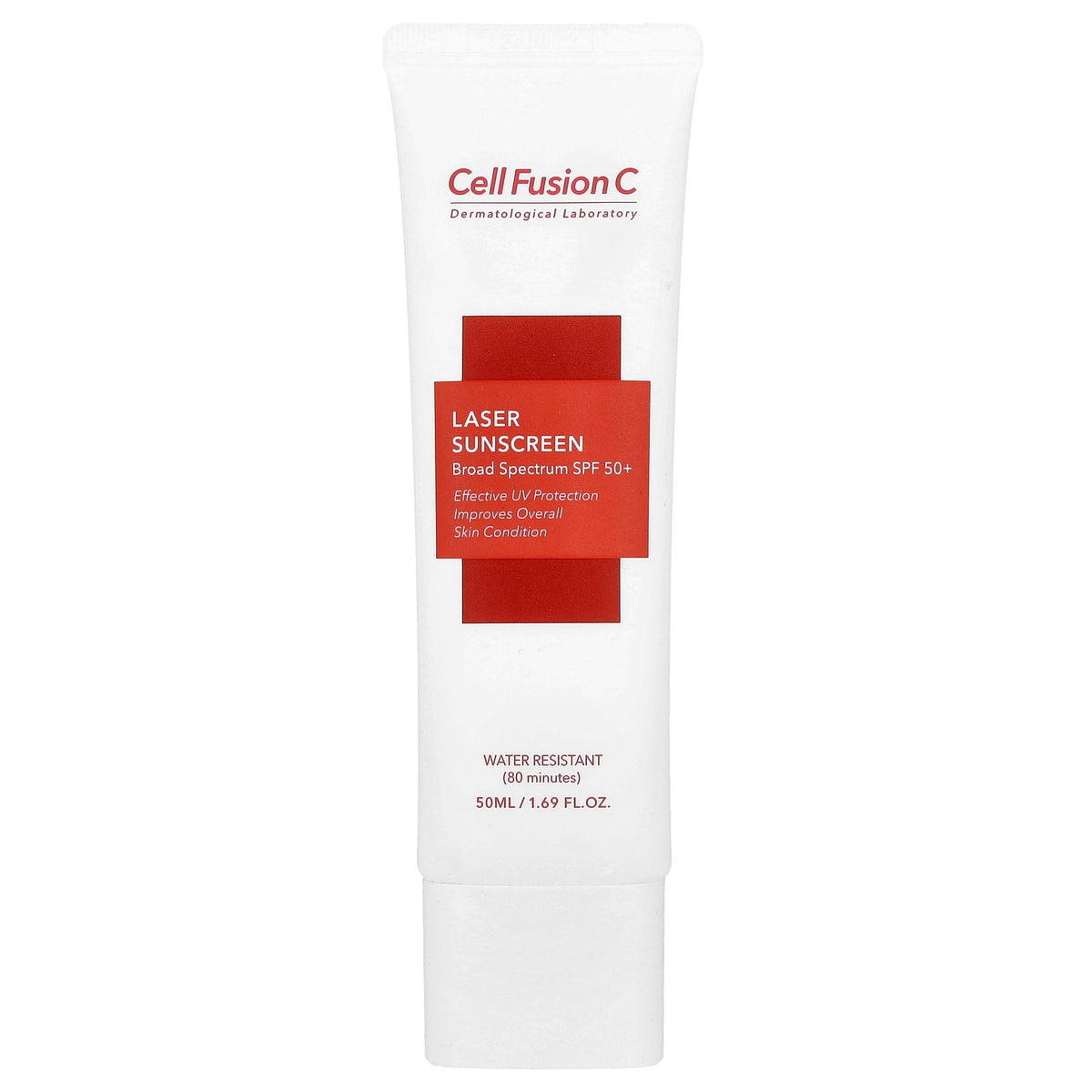 SPF 50+ Sunscreen with Zinc Oxide & Titanium Dioxide - Water-Resistant, 1.69 fl oz