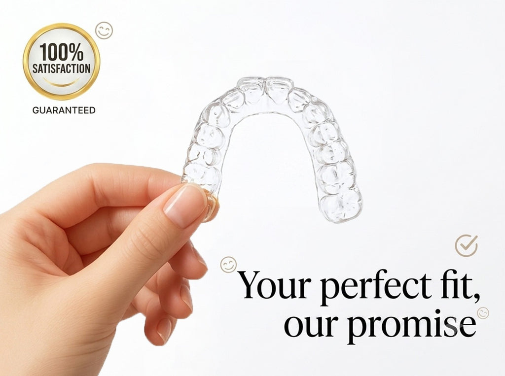 Custom Clear Teeth Retainers Set for Upper & Lower Teeth - Professional Quality