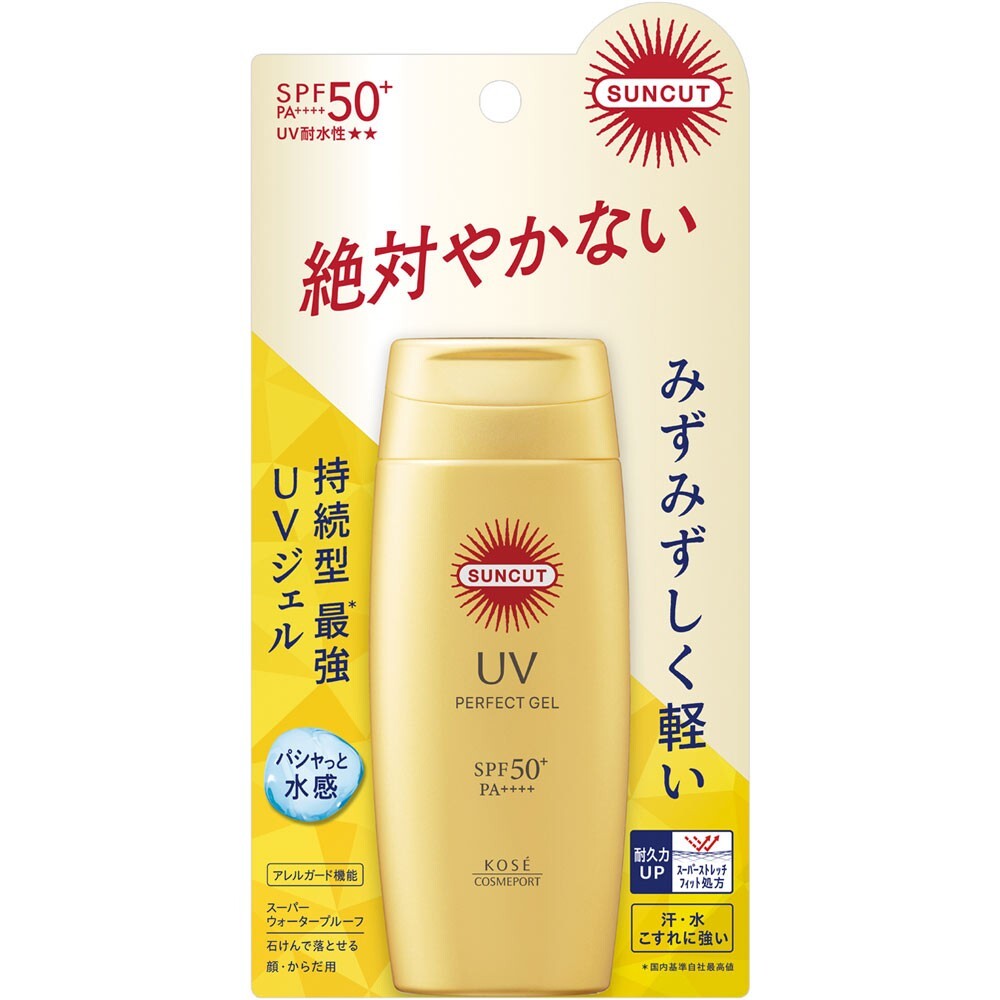 Kose Gold UV Perfect Gel Suncream SPF 50+ PA++++ 80g Sun Protection