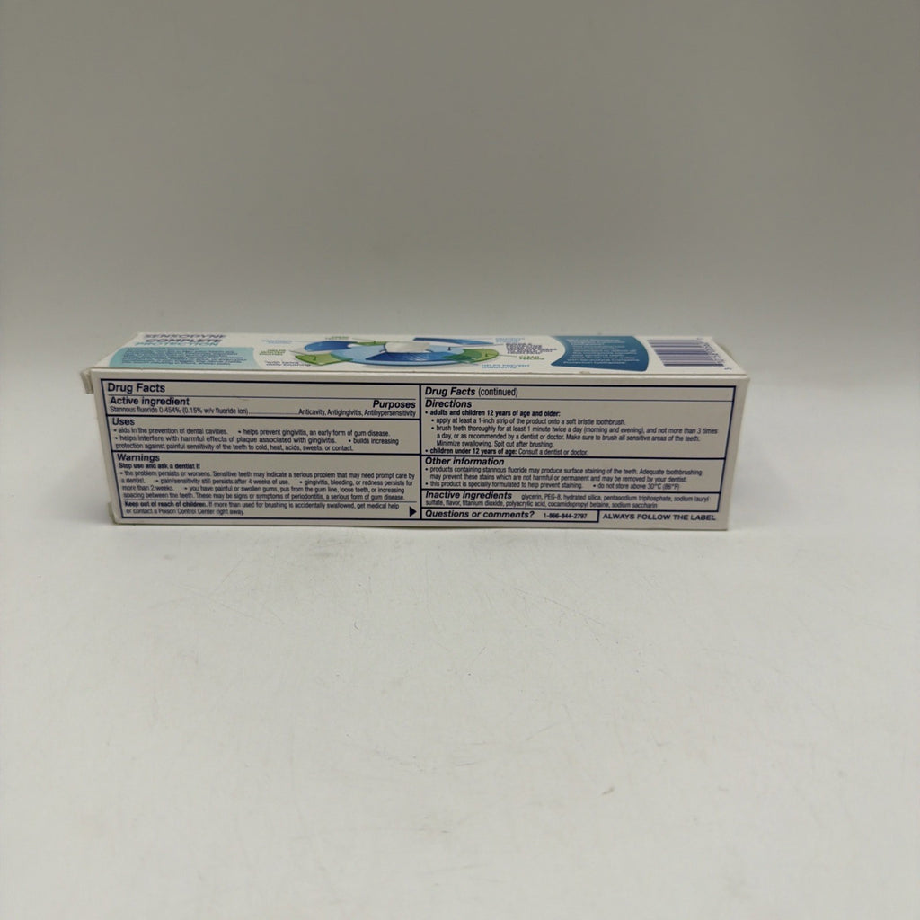 Sensitive Toothpaste for Gum Health & Enamel Protection - 3.4 oz
