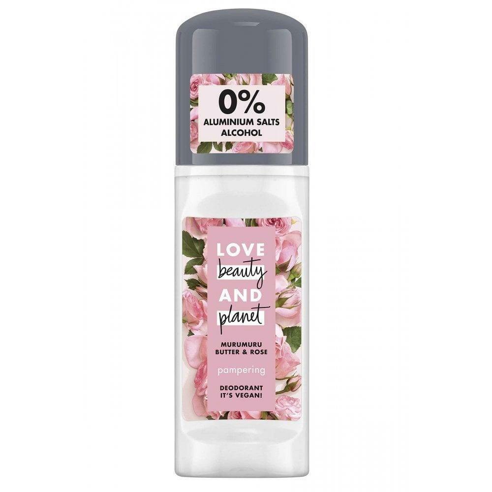 Vegan Roll-On Deodorant 24H Odor Protection Rose Scent 50ml