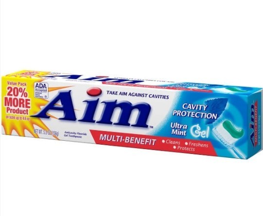 6 Pack Fluoride Cavity Protection Gel Toothpaste Ultra Mint 5.5 Oz