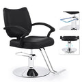 Hydraulic Barber Chair - All Purpose Salon Reclining Styling Chair with 360° Casters