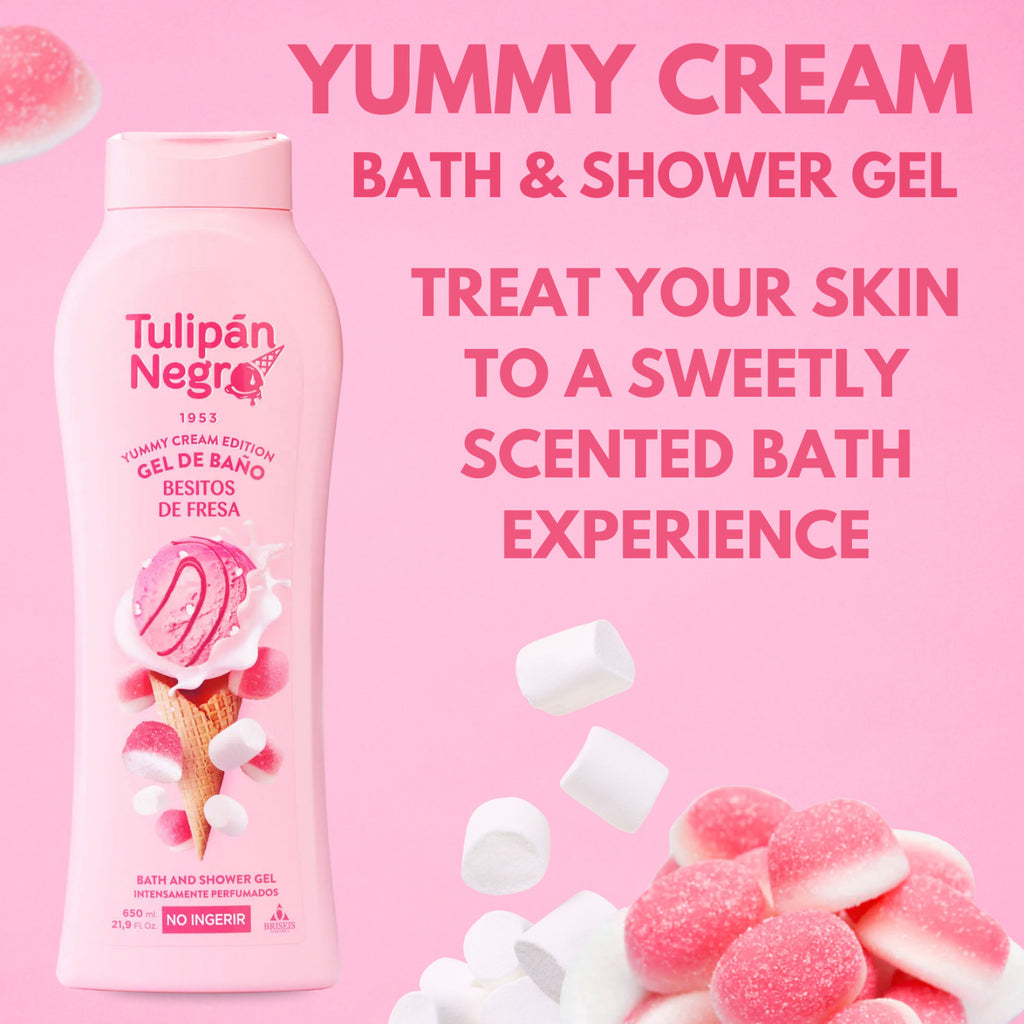 Cream Shower Gel with Sweet Scent - 21.9 Fl Oz - Soft & Refreshing Body Wash