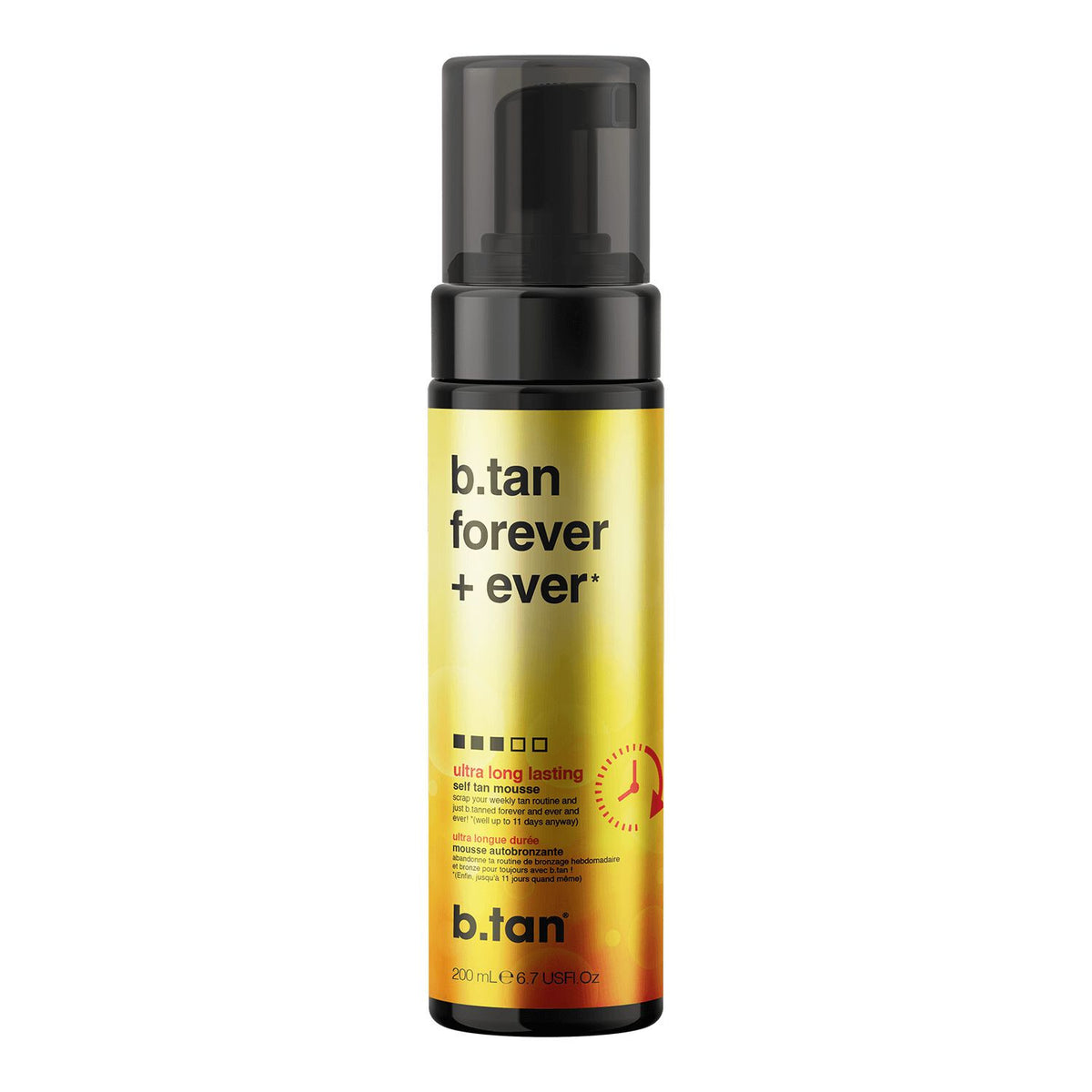 Self Tanning Mousse - Long-Lasting Fake Tan for Up to 11 Days - 6.7 fl oz