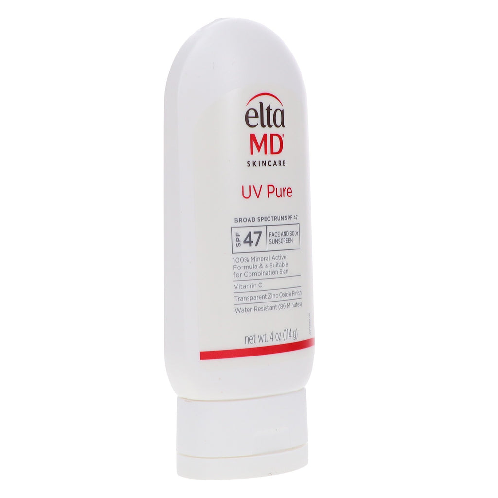 EltaMD UV Pure Broad Spectrum SPF 47 Sunscreen 4 oz for Face & Body