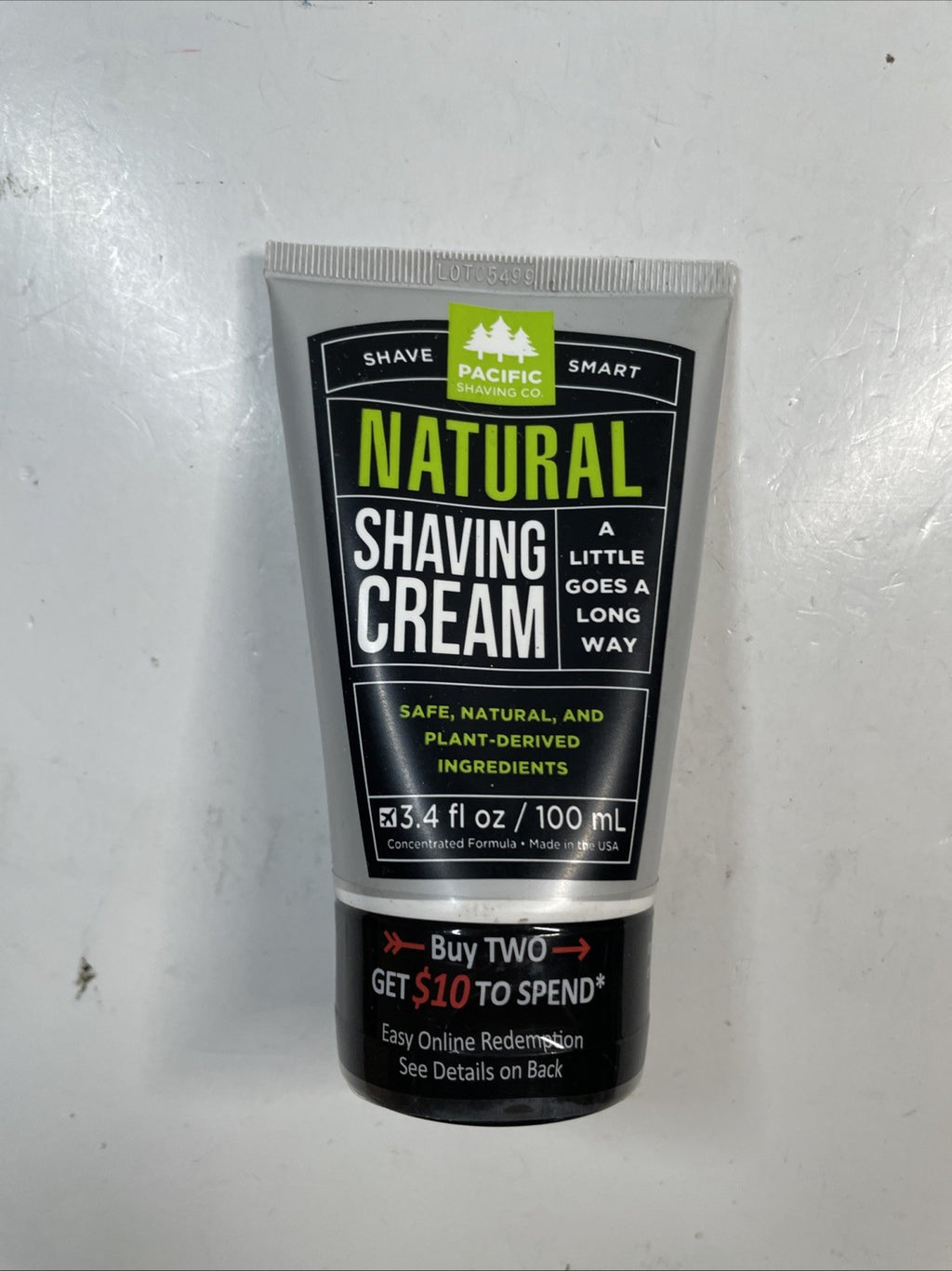 Natural Shaving Cream with Shea Butter & Vitamin E - Gentle Grooming