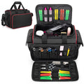 Travel Hairdresser Case with Adjustable Dividers for Barber and Cosmetology Tools