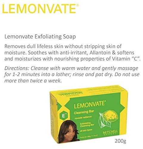 Exfoliating Soap with Vitamin C 200g - Nourishing & Moisturizing Skin Cleanser