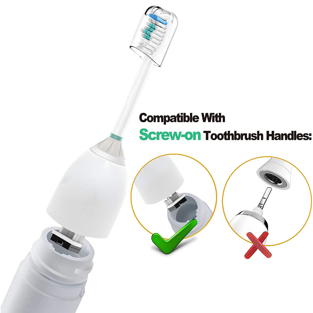 Electric Toothbrush Replacement Heads for Philips Sonicare E-Series 4 Pack