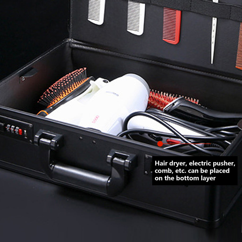 Portable Barber Carrying Case for Trimmers and Styling Tools