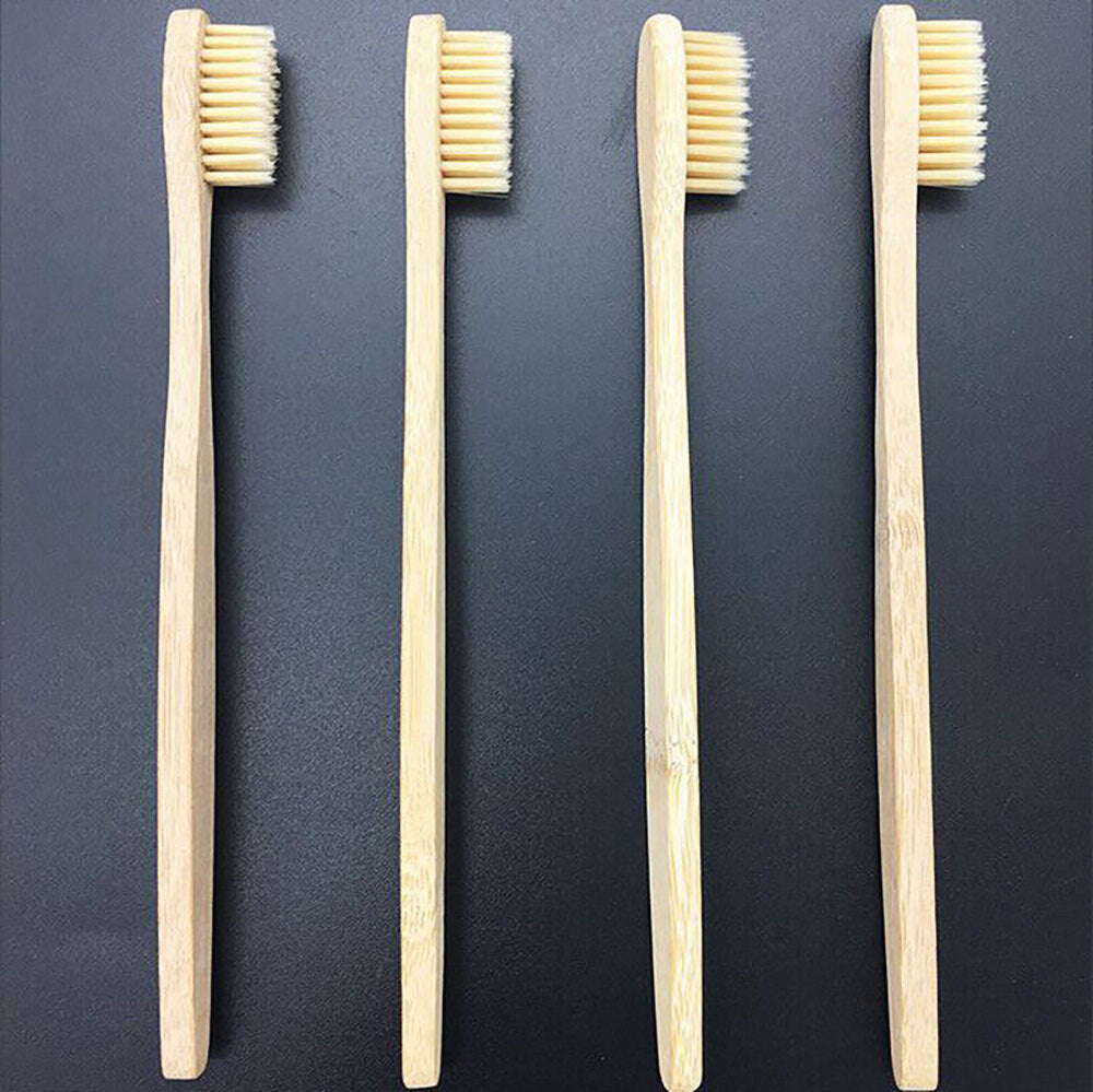 20Pcs Bamboo Toothbrush Set Organic Natural Soft Medium BPA-Free Eco-Friendly